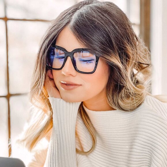Diff Bella Blue Light Blocking Glasses With Case - Picture 1 of 7